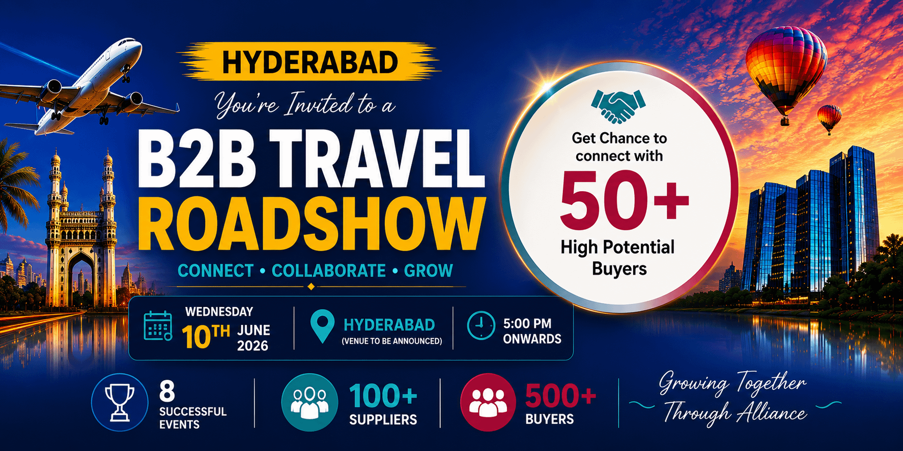 Upcoming Event gtta hyderaba travel roadshow jun 2026